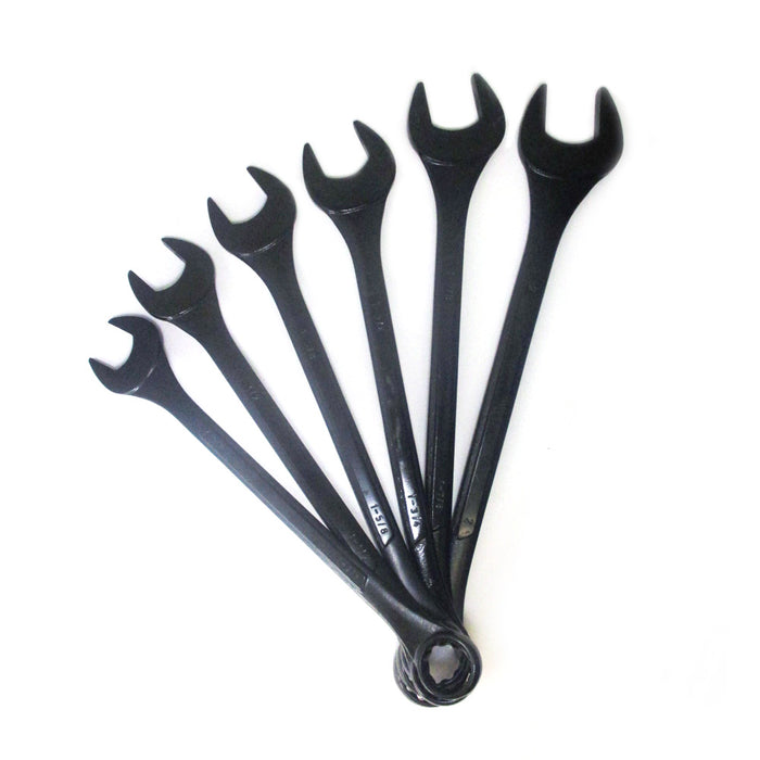 6 Pc Wrench Set Jumbo Combination Huge Large Metric Big Tools Heavy Duty Kit
