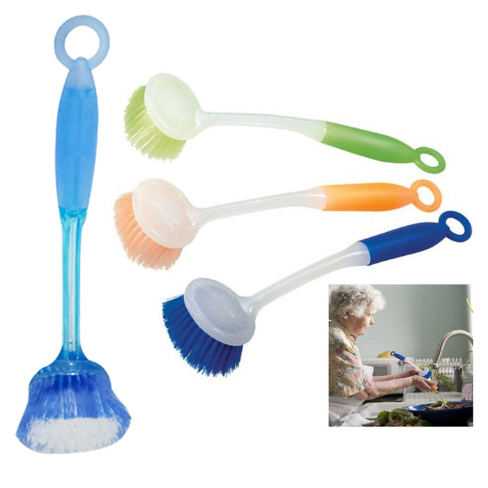 1 Pc Long Handle Scrub Cleaning Brush Vegetable Potatoes Fruit Cleaner Scrubber