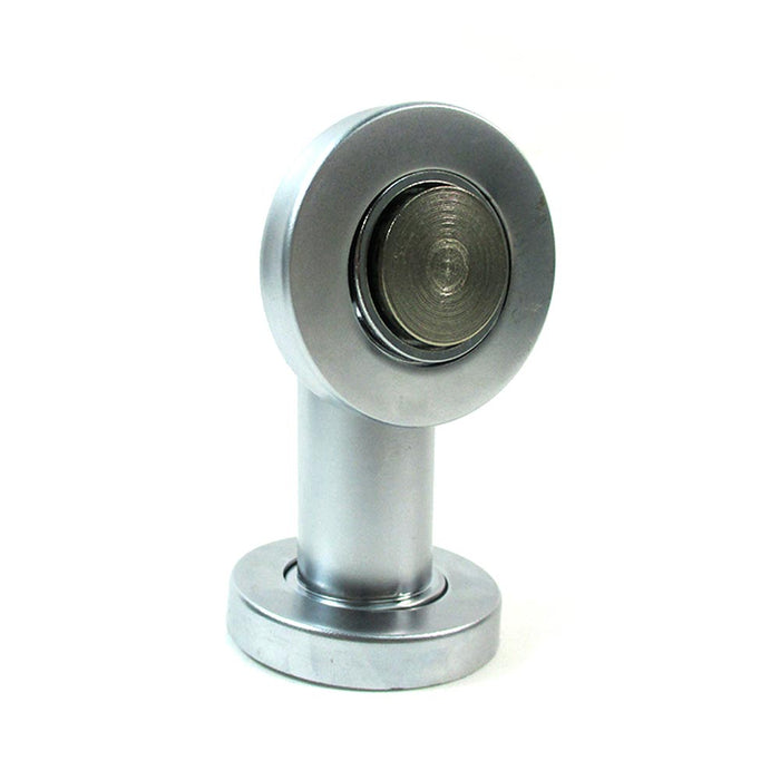 Magnetic Door Stopper Holder Flat Catch Doorstop Guard Office Fitting Screws New