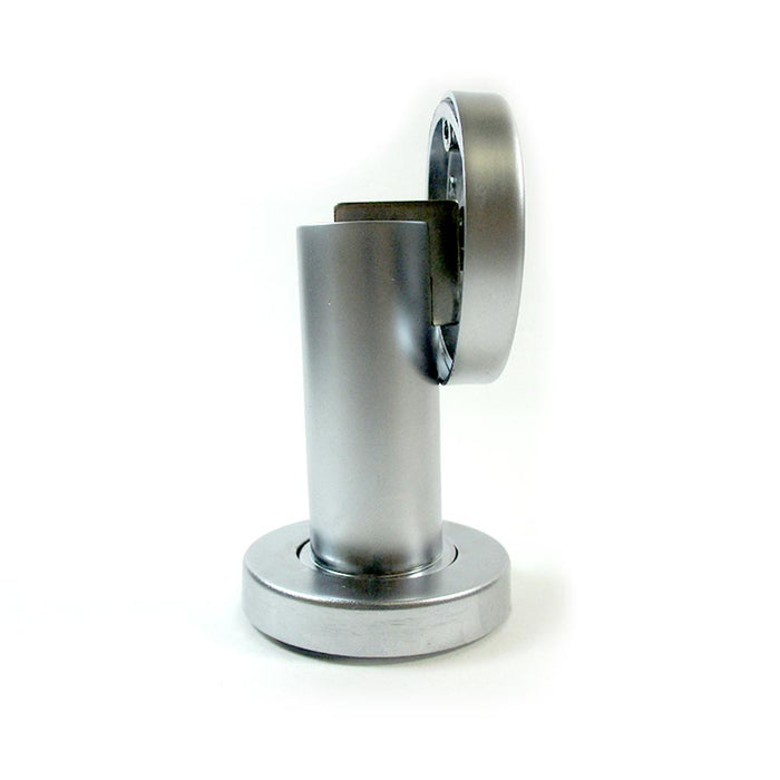Magnetic Door Stopper Holder Flat Catch Doorstop Guard Office Fitting Screws New