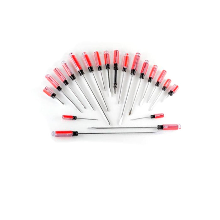 20 Pc Screwdriver Kit Screw Driver Mechanic Master Flat Phillips Long Short Set