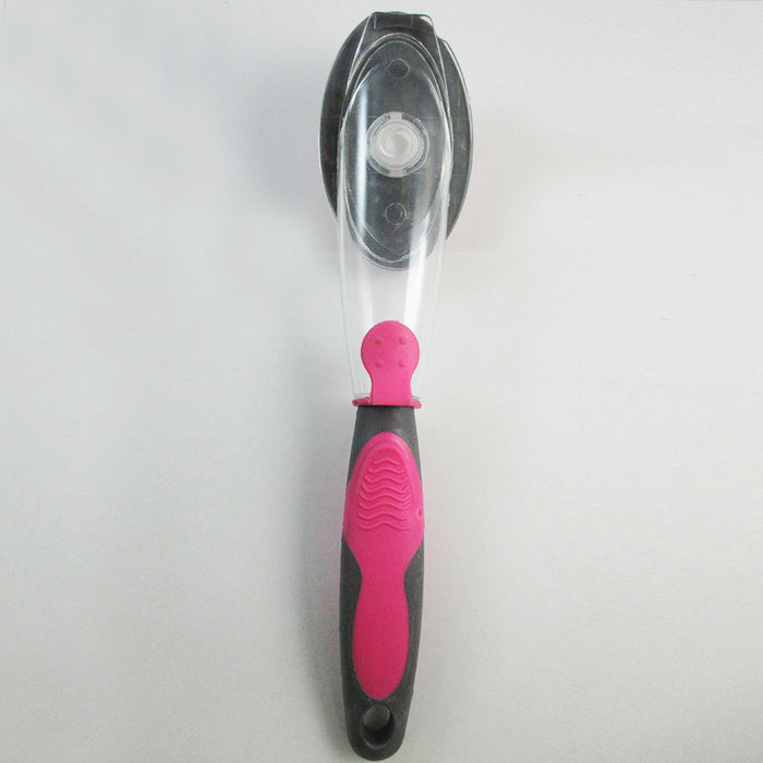 4 Dish Wand Scrubber Soap Dispensing Brush Bristles Sponge Clean 10.5"L Refill
