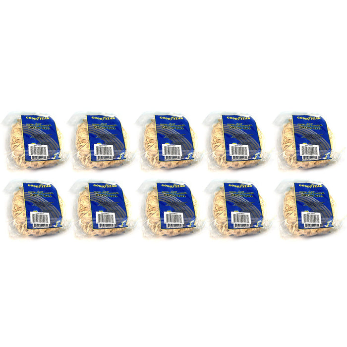 10 Pc Good Year Super Dry Natural Drying Chamois Ball Window Cleaning Defogging