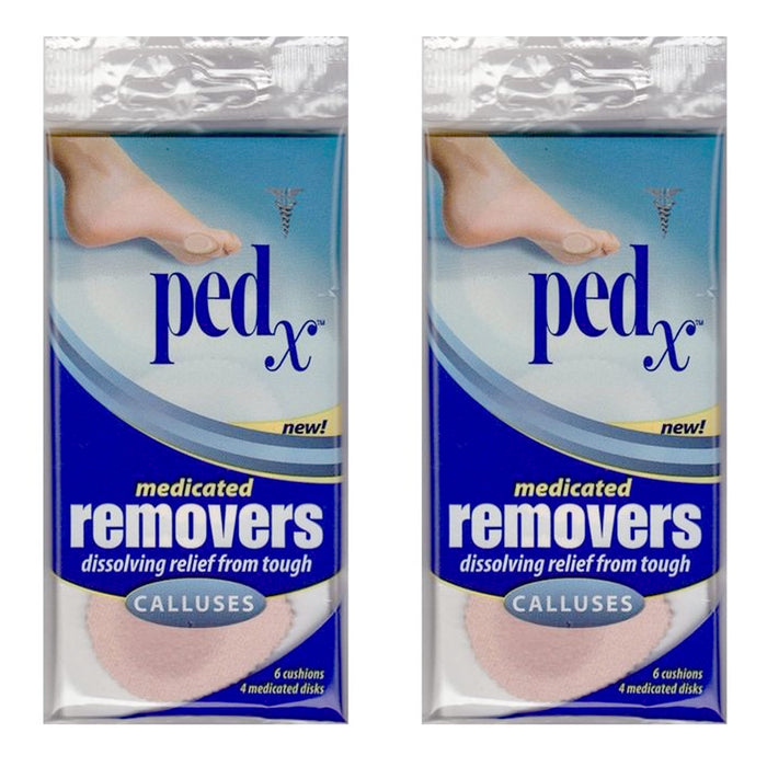 20 Pc (2pk) Medicated Corn Callus Remover Cushion Disks Salicylic Acid Foot Care
