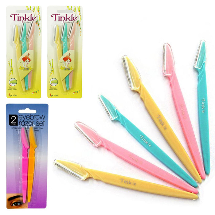 6 Pc Face Eyebrow Hair Removal Razors Trimmer Shaper Shaver Cosmetics Tool Shave