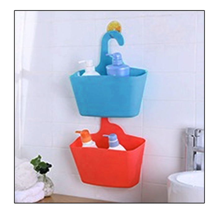 4 Pc Caddy With Hook Bathroom Shower Shelf Bath Wall Mount Rack Holder Organizer