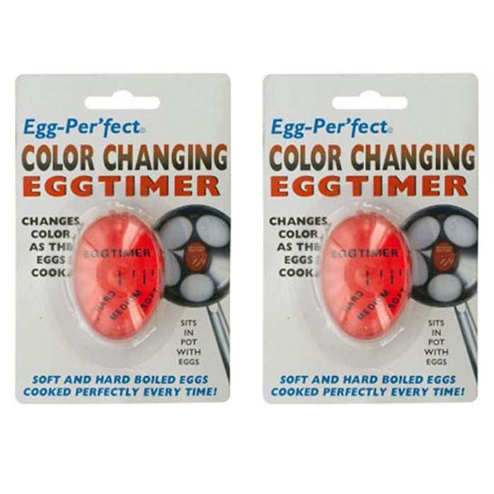 2 Egg Perfect Color Changing Timer Yummy Soft Hard Boiled Kitchen Eggs Cooking