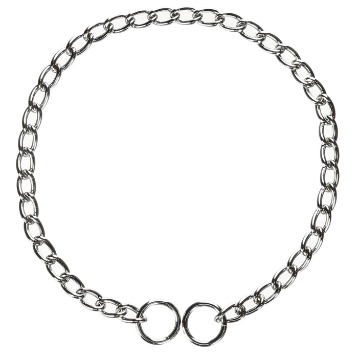 2 Pc Dog Puppy Training Choke Chain 20" Giant Slip Collar Metal Heavy Duty