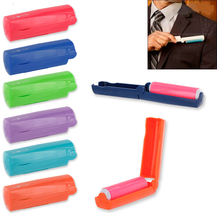 1 Pc Mini Lint Roller Brush Folding Small Travel Purse Hair Fabric Remover Dust