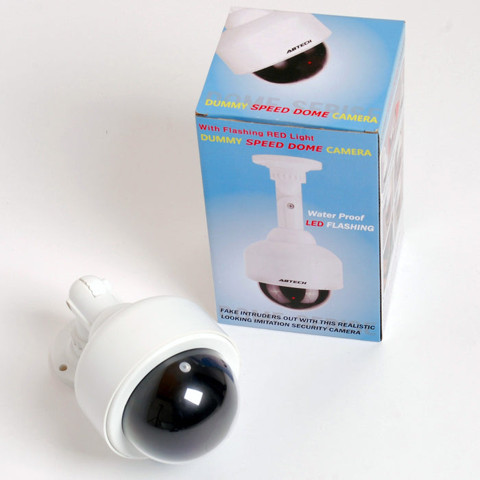 Fake Surveillance Camera Security Record Sensor LED Light Dummy Safe Waterproof