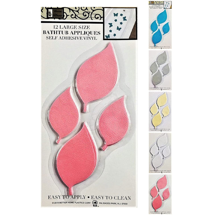 24 Pc Bathtub Grip Non Slip Tub Shower Stickers Decals Treads Applique Anti-Skid
