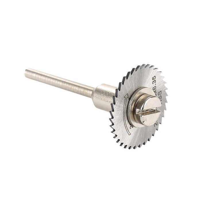 6 pc Mini Saw Blades Circular Wood Cutting Discs Mandrel Drill For Rotary Tool