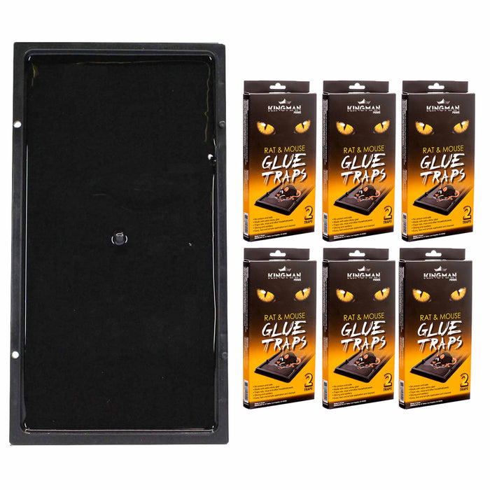 12 Traps Mouse Rodent Glue Super Sticky Board Rat Insect Without Poison Medium