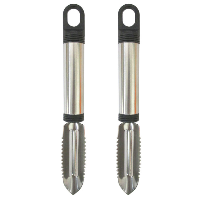 2 Fish Scaler Remover Scraper Seafood Cleaner Kitchen Plane Tool Peeler Gadgets