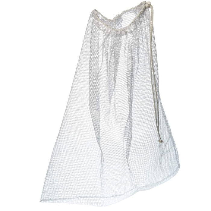 2 Heavy Duty Mesh Bag Drawstring Laundry Utility Tote Diving Gear Mask Snorkel