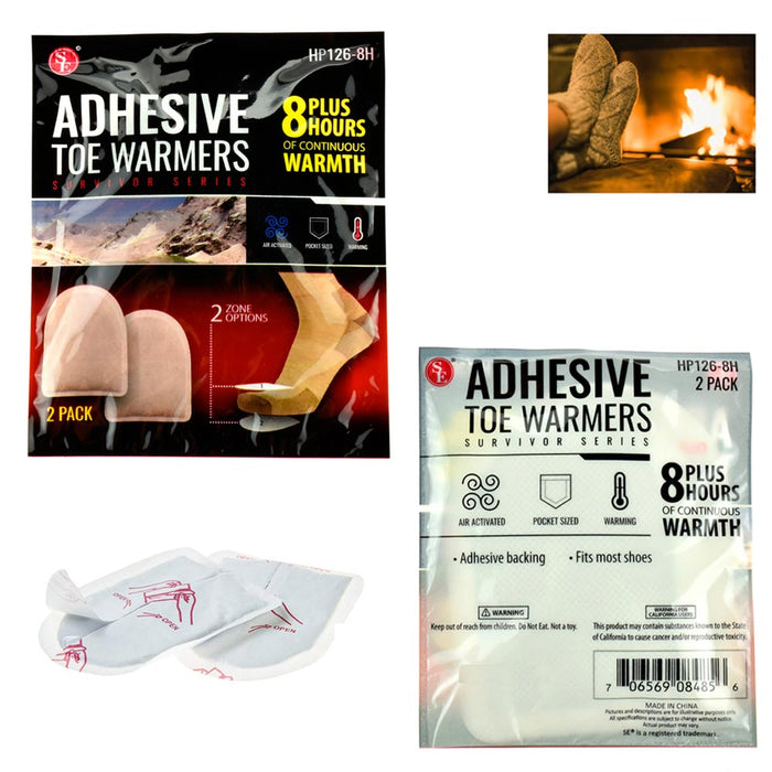 40 Pairs Adhesive Toe Warmers Air Activated Heat Sports Cold Sore Feet EXPIRED