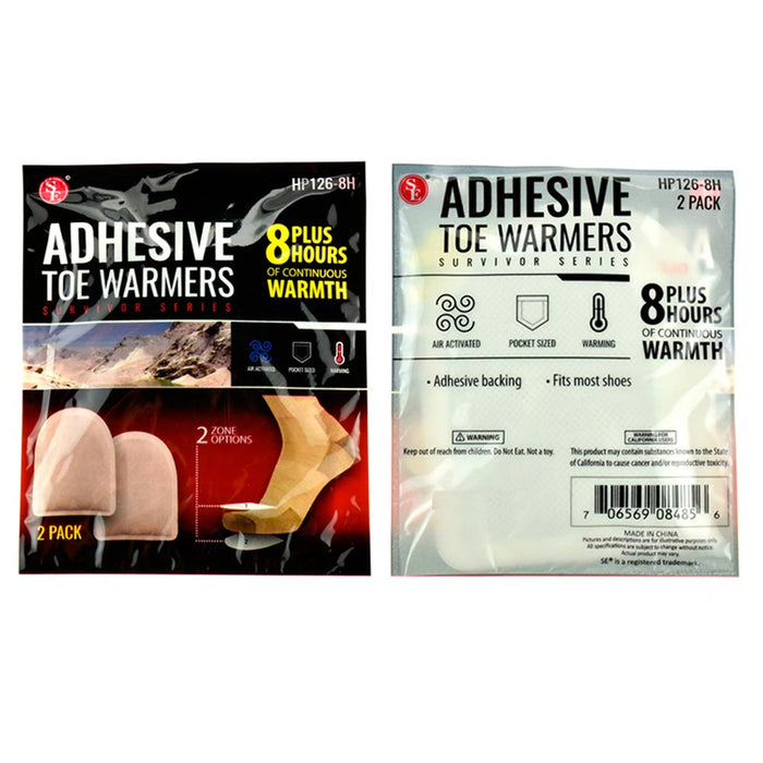 15 Pairs Adhesive Toe Warmers Hot Feet Pads Heat Up to 8 + Hours Cold EXPIRED