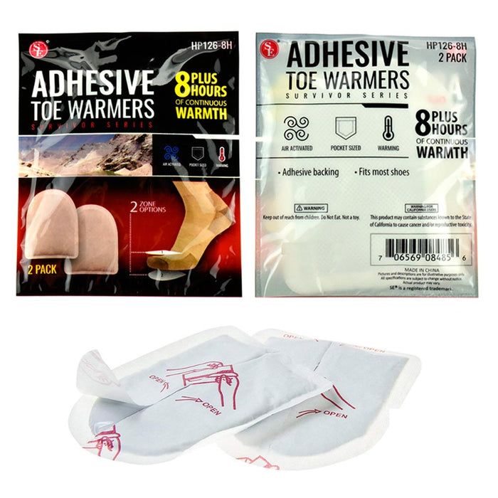 60 Pairs Adhesive Toe Warmers Feet Up to 8 Hours Heat Shoes Winter Hot EXPIRED