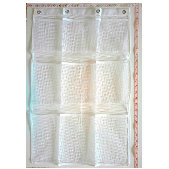 1 Mesh Bath Shower Organizer Bathroom Storage Caddy Soap Shampoo Toiletry Hang !