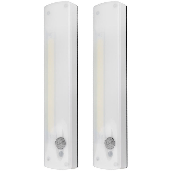 2 pc Wireless Motion Sensor Cabinet Closet Light Kitchen Counter LED Night Lamp