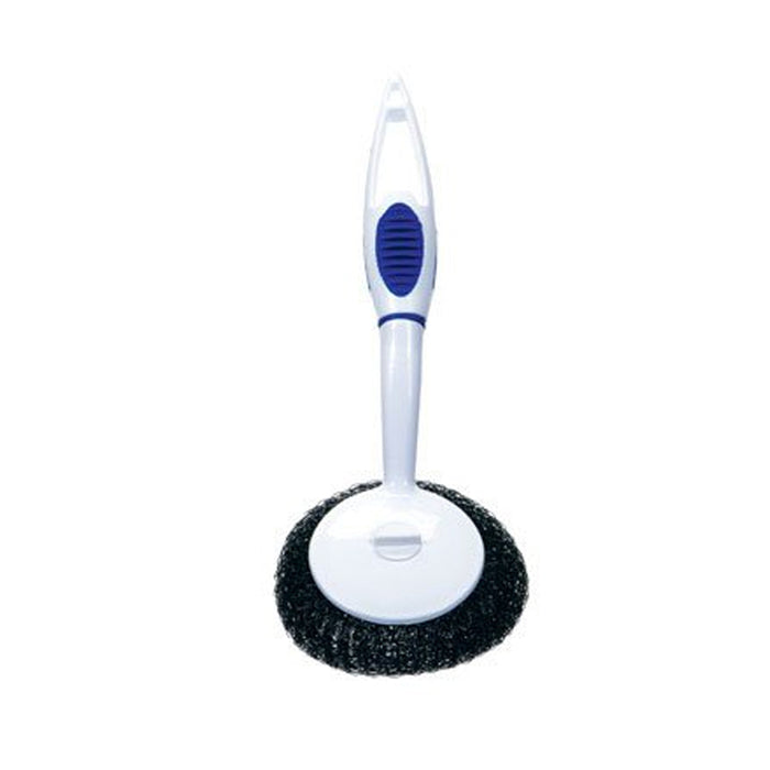 1 Stainless Steel Pan Brush Wire Metal Sponge Scrubber Cleaner Scourer Pots Dish