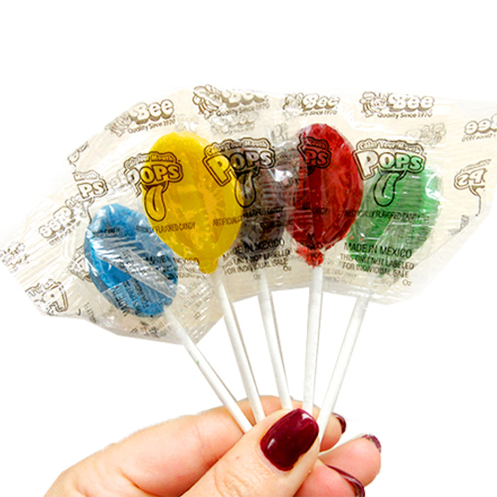 32 Pc Lollipops Colorful Tongue Pops Sucker Stick Candy Lollypops Party Favors