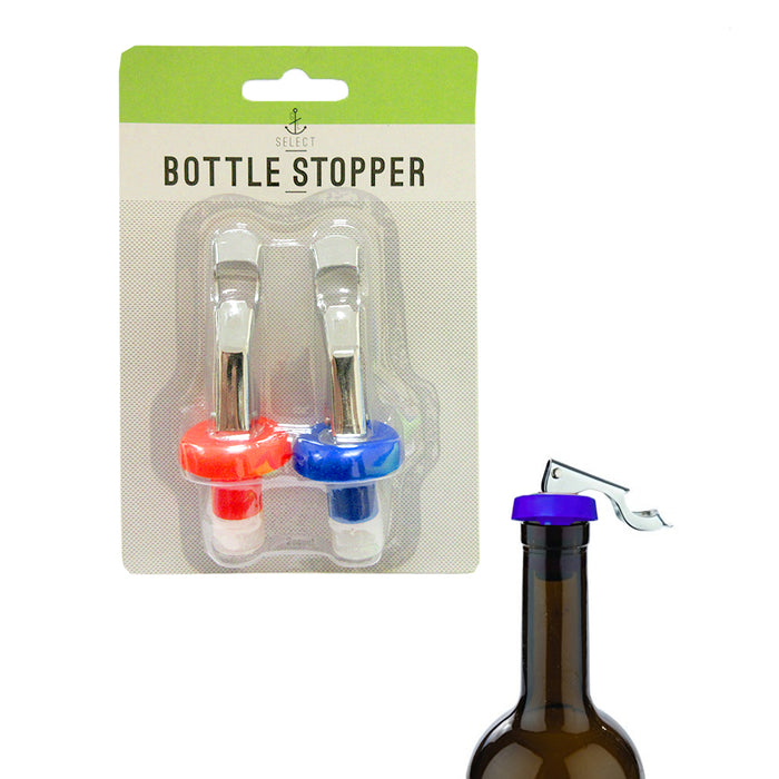 4 Pc Bottle Stoppers Wine Cork Fresh Saver Vacuum Sealer Preserver Airtight Set