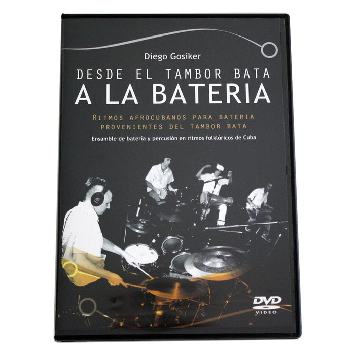 Combo Desde El Tambor Bata A La Bateria by Diego Gosiker DVD + BOOK Drums