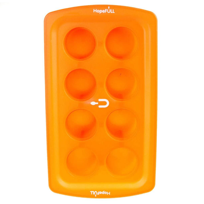 2 Pk Round Silicone Popsicle Maker 8 Mold Frozen Ice Cream Candy Juice Cake Pop