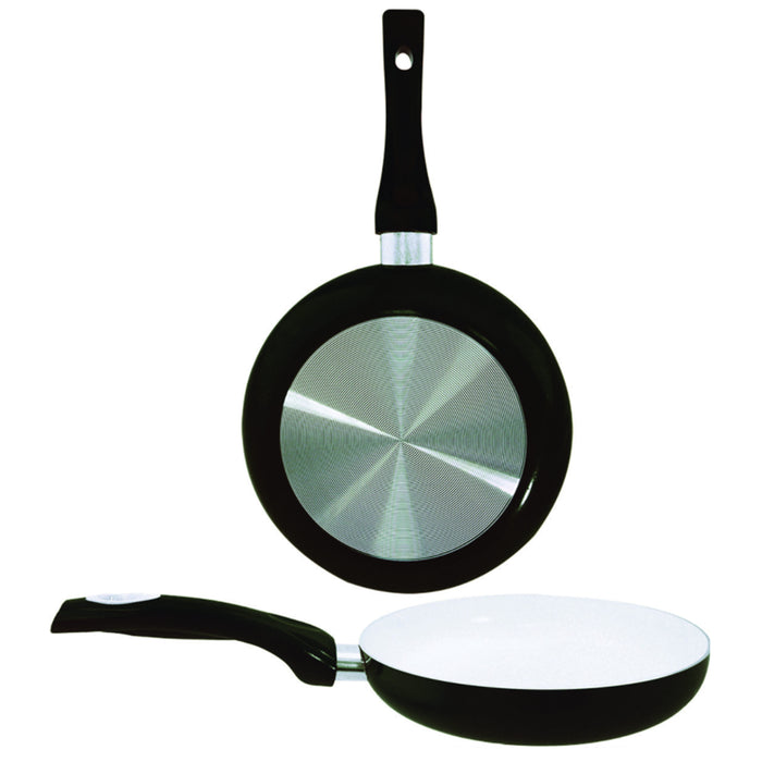 1 Non Stick Fry Pan Ceramic Coated Aluminum Eco Healthy Cookware 9.5" Black