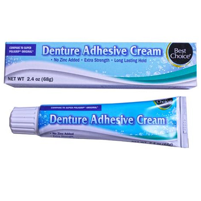 4 Complete Original Denture Adhesive Cream Control Extra Strong Hold Zinc Free