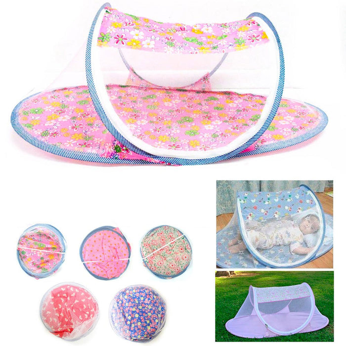 1 Portable Foldable Baby Mosquito Tent Travel Infant Bed Net Instant Crib New !