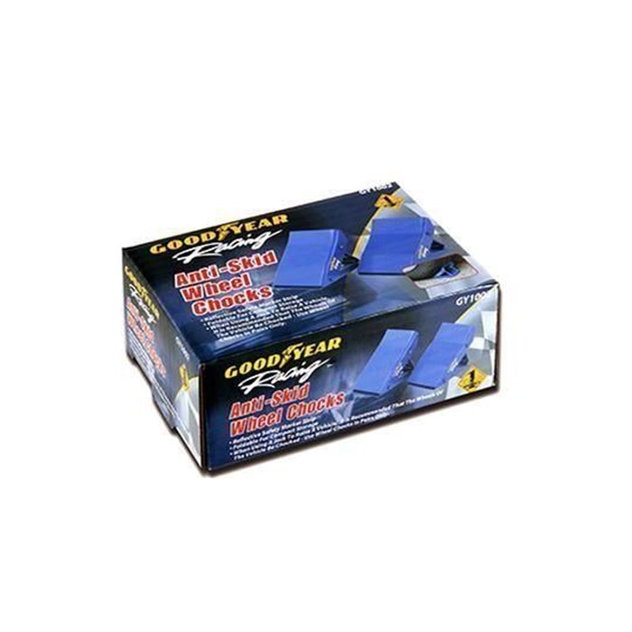 2 Anti Skid Metal Wheel Chocks Car Truck RV Camper Trailer Tire Stop Mount Wedge