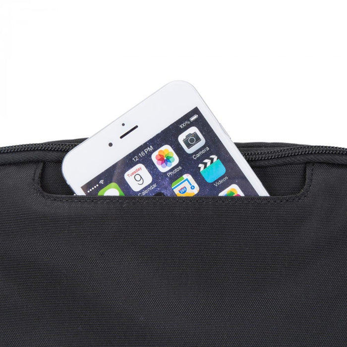 Travelon Waist Fanny Pack RFID Blocking Anti Theft Slim Travel Wallet Black New