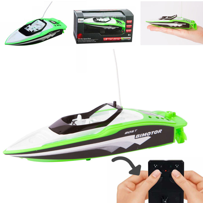1 Electric High Speed Remote Control Racing Boat Adult Kids Race Float Water Toy
