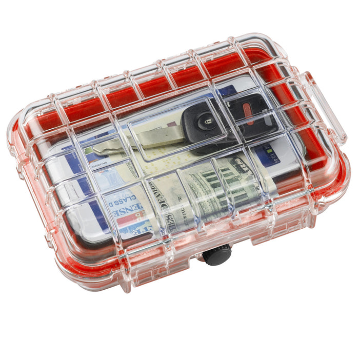 1 Red Waterproof Hard Phone Case Underwater Cover Dry Splash Pouch Cell Contain