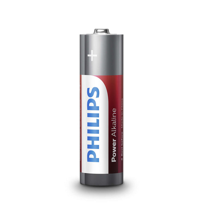 144 Philips AA Power Alkaline Double A Batteries LR6 1.5V Long Lasting Exp 2026