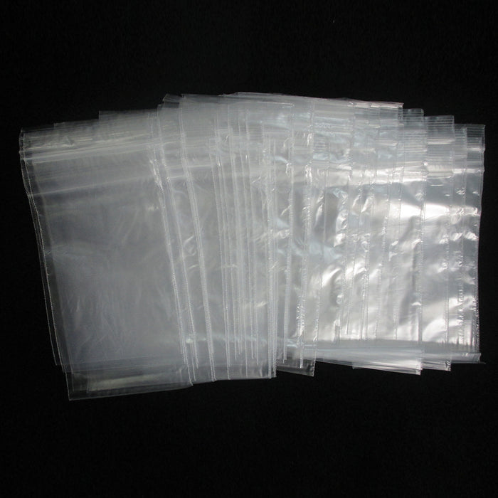 300 W 3"x5" H Poly Bags Baggies Seal Reclosable 2 Mil Plastic Clear