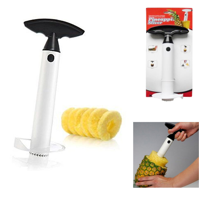 1 Pineapple Slicer Fruit Food Dicer Cutter Chopper Grater Pitter Durable Plastic