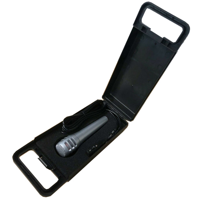 Professional Dynamic Uni-Directional Wired Microphone 10' Cord Case Mic Karaoke