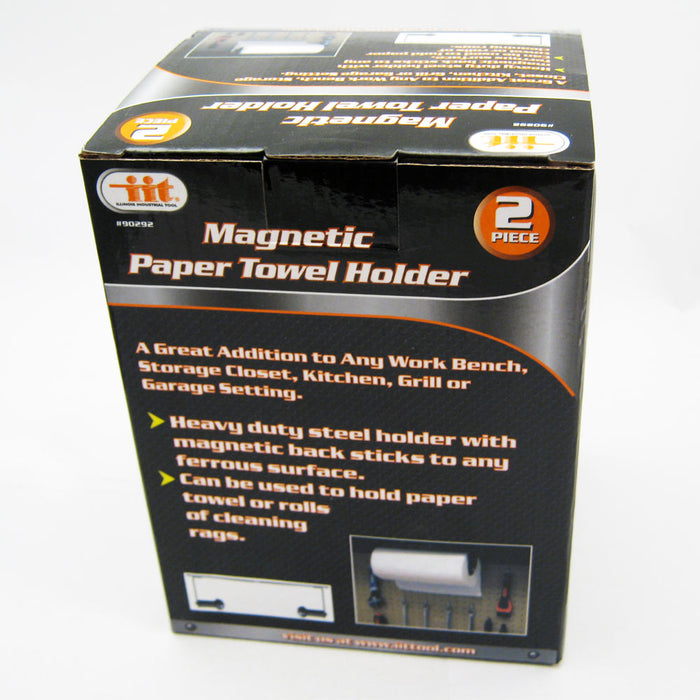Magnetic Paper Towel Roll Holder Wall Mount Kitchen Work Household Refrigerator