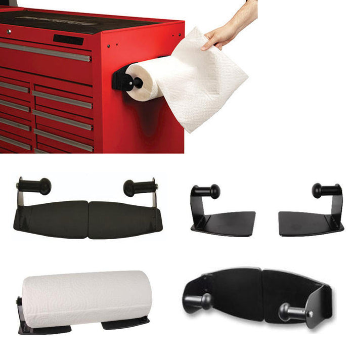 Magnetic Paper Towel Roll Holder Wall Mount Kitchen Work Household Refrigerator