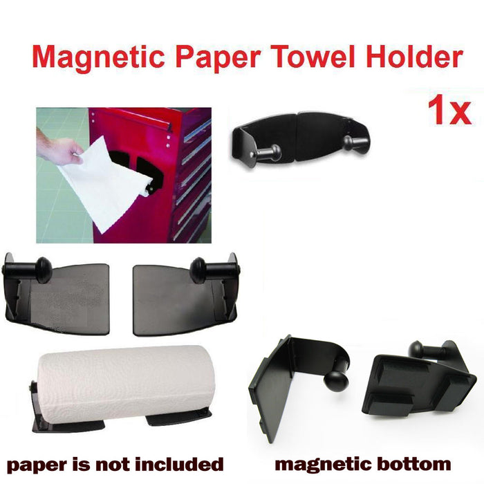 Magnetic Wall Mount Kitchen Paper Towel Roll Rack Holder Dispenser Household