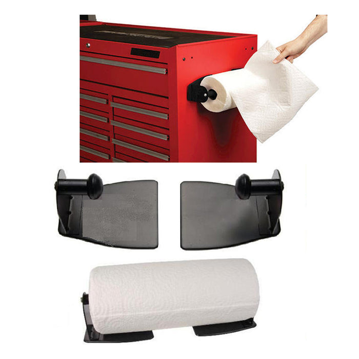 Magnetic Paper Towel Roll Holder Wall Mount Kitchen Work Household Refrigerator