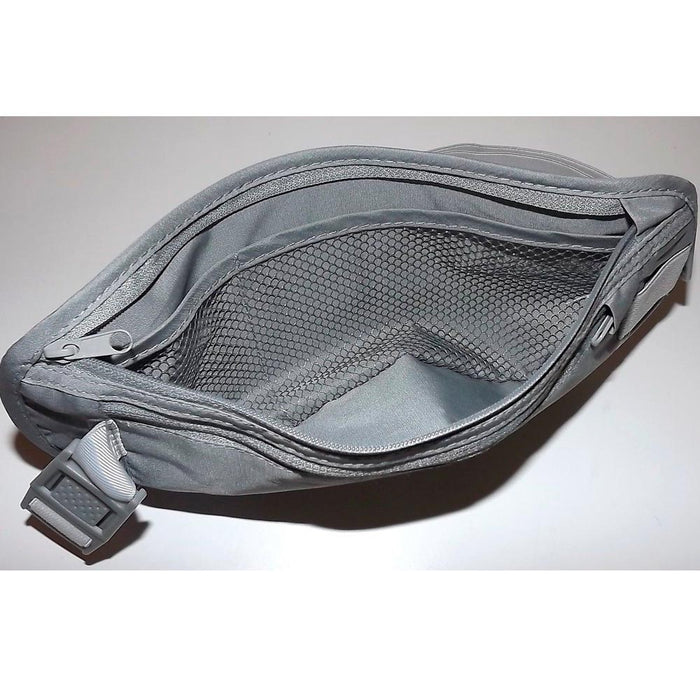 Travelon Undercover RFID Blocking Nylon Travel Waist Pouch Fanny Pack Grey New !