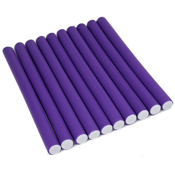 20 X Large Hair Curlers Flex Rods Spiral Twist Curls Wavy Soft Flexi Foam Roller
