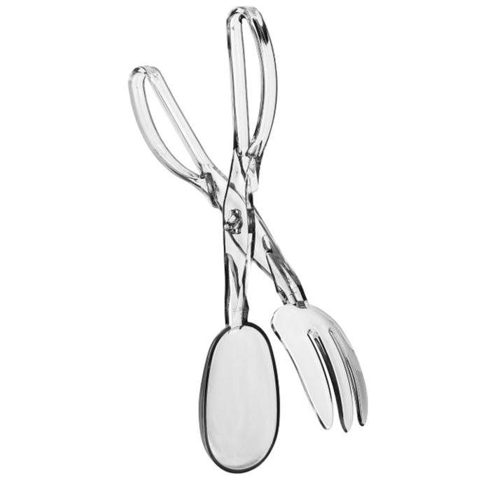 4 PC Clear Plastic Tongs Serving Disposable BBQ Buffet Party Food Event 11.4"