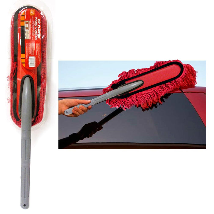 1 Duster Brush Car Truck Van Home Auto Clean Detail Neck Dust Cleaner Handle 24"