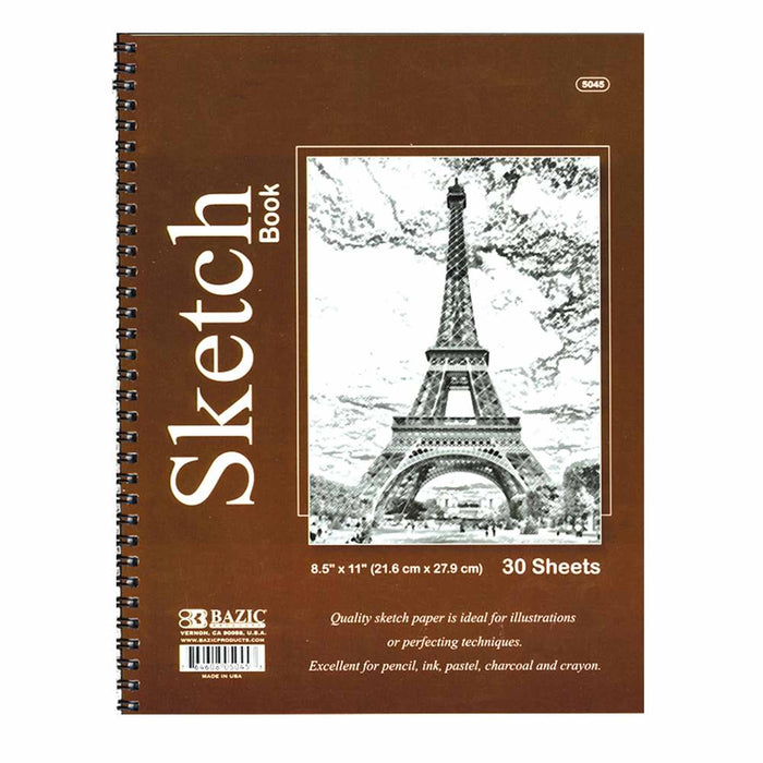 6 Pc Drawing Books Sketchbooks Sketch Pad Side Spiral Bound Art Paper 8.5"X11"