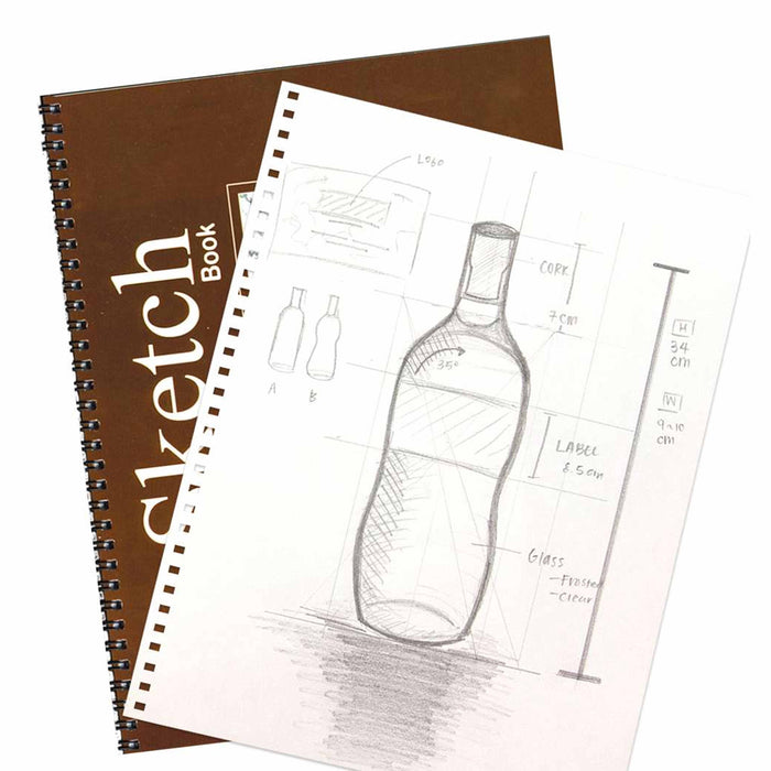 12 Pc Bulk Sketch Pad Drawing Books Sketchbooks Side Spiral Bound Paper 8.5"X11"